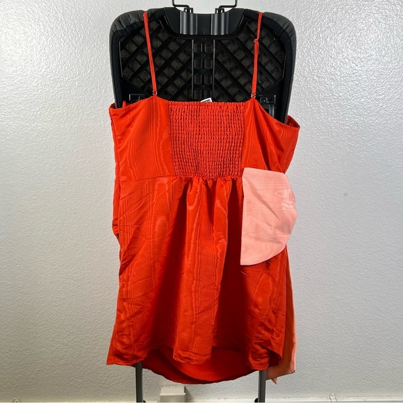 Future Collective Women’s Red and Pink Dress with Bow Size XL - Picture 4 of 10